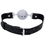 Lace Silicone Breathable Ball Gag – Soft Silicone Mouthpiece with Breathable Design Bondage Accessory > Bondage Gear > Gags and Bits