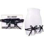 Sportsheets Laced Up Adjustable Garters – Comfort Fit 18 to 26 Inches Thigh Garters > Clothes > Hosiery > Garterbelt Sets