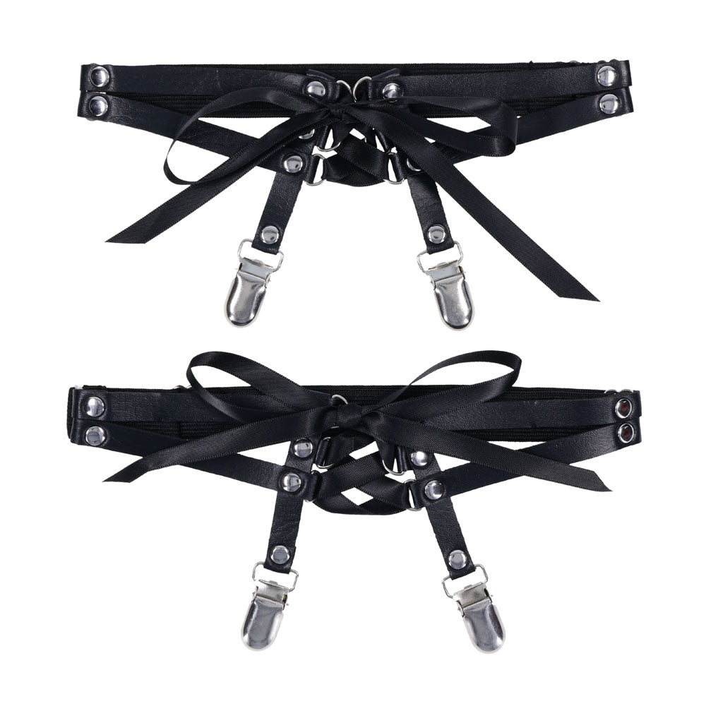 Sportsheets Laced Up Adjustable Garters – Comfort Fit 18 to 26 Inches Thigh Garters > Clothes > Hosiery > Garterbelt Sets