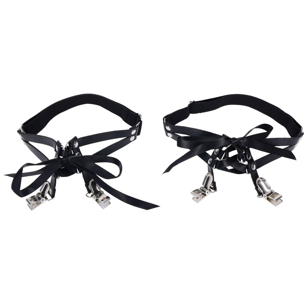 Sportsheets Laced Up Adjustable Garters – Comfort Fit 18 to 26 Inches Thigh Garters > Clothes > Hosiery > Garterbelt Sets