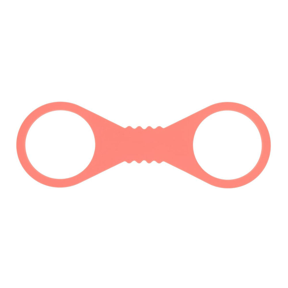 Peaches N Creame Silicone Cuffs (Orange) – Lightweight Restraints 11" > Bondage Gear > Restraints