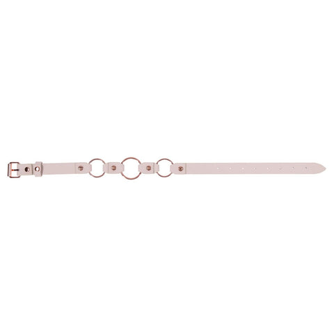 Peaches N Creame Ring Day Collar (Pink) – Luxury BDSM Collar > Bondage Gear > Restraints