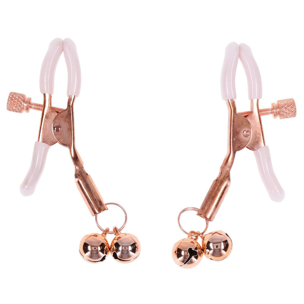 Peaches N Creame Bell (Pink) – Adjustable Nipple Clamps > Sex Toys > Nipple Clamps