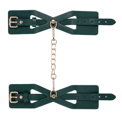 Indica Cutout Cuffs (Green) – Luxury Collar > Bondage Gear > Collars & Leashes