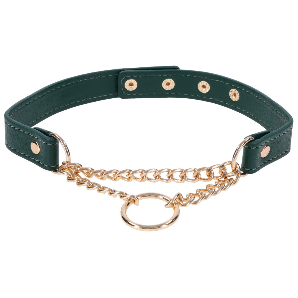 Indica Day Collar (Green) – Adjustable Faux Leather Collar > Bondage Gear > Collars & Leashes