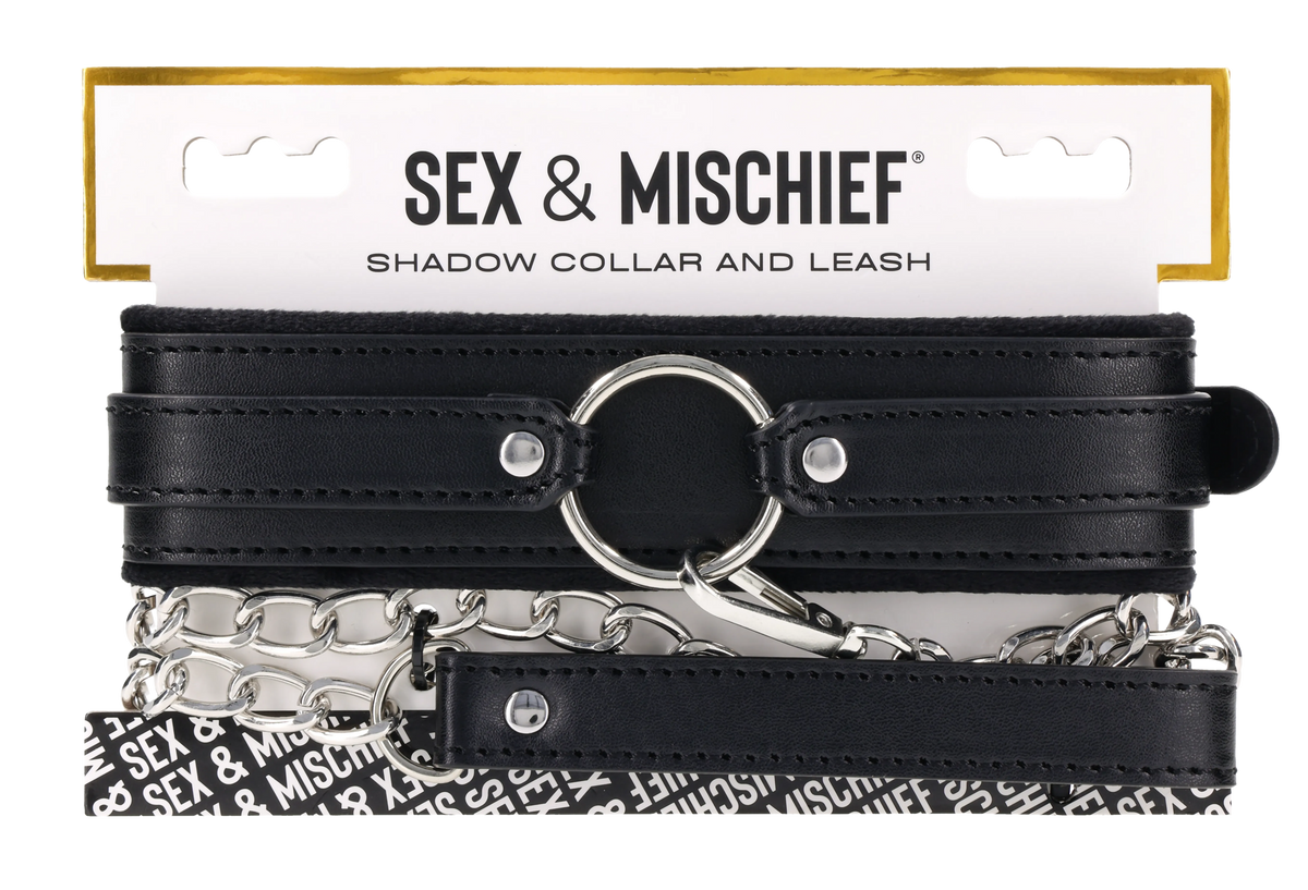 Shadow Collar and Leash – Faux Leather Collar and Leash Set > Bondage Gear > Collars & Leashes