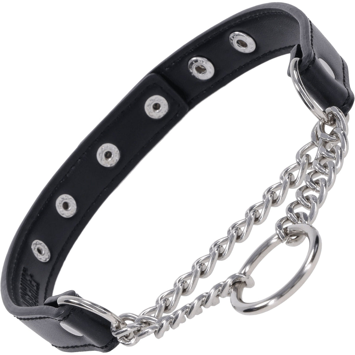Shadow Day Collar – Faux Leather Collar with Silver Hardware > Bondage Gear > Collars & Leashes