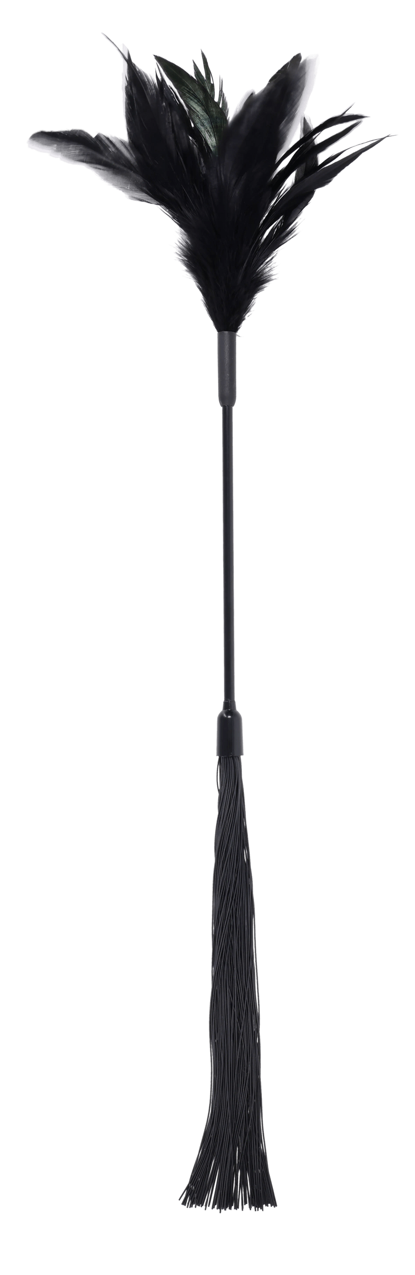Shadow Feather Tickler – Feather and Silicone Teaser Accessory Black > Bondage Gear > Ticklers