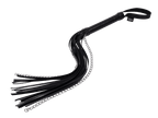 Shadow Chain Flogger – Faux Leather and Chain Impact Toy > Bondage Gear > Whips & Floggers