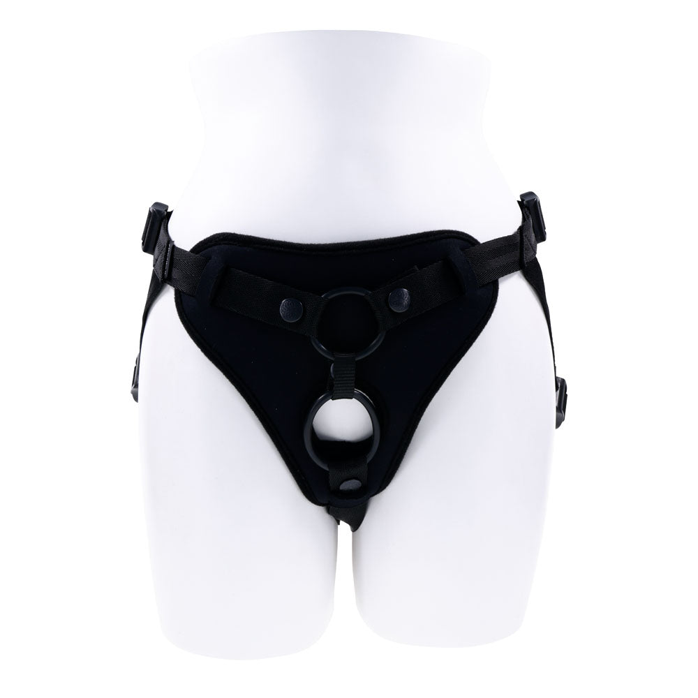 SPORTSHEETS Dual Desires Strap On 4 Way Adjustable Harness > Dildos > Strap On Harnesses