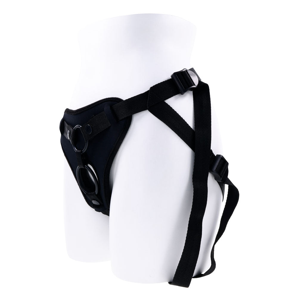 SPORTSHEETS Dual Desires Strap On 4 Way Adjustable Harness > Dildos > Strap On Harnesses