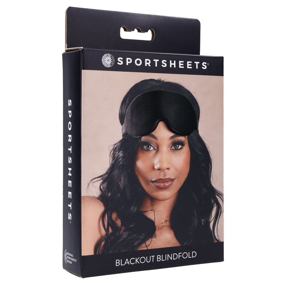 Sportsheets Blackout Blindfold – Adjustable Sensory Deprivation Blindfold > Bondage Gear > Blindfolds