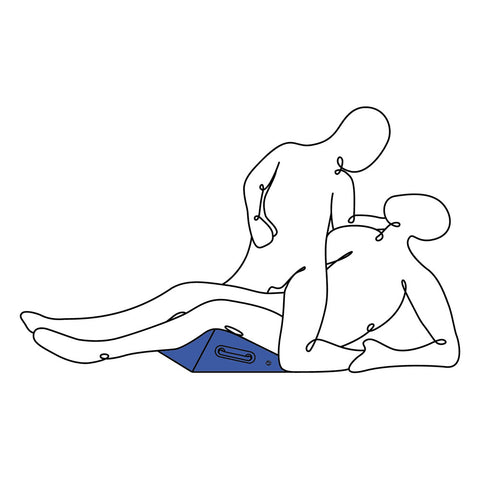 Pivot Inflatable Positioner 20cm x 61cm x 41cm Black Sex Positioners