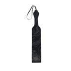 Sportsheets Velvet Noir Loop Paddle 42 cm Impact Toy with Vegan Leather and Wrist Loop Black Marbled Design > Bondage Gear > Paddles