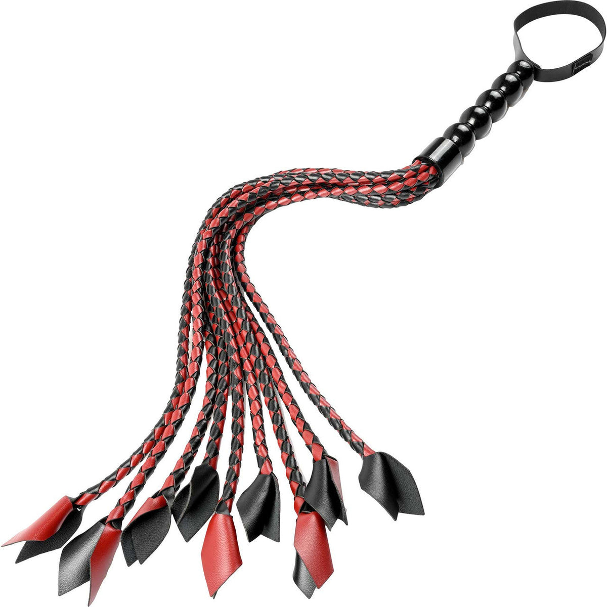 Sportsheets Saffron Braided Flogger – Faux Leather Impact Toy > Bondage Gear > Whips & Floggers