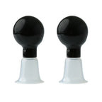 Sex & Mischief Nipple Suckers Set of Two with Black Suction Cups and Clear Clips – Nipple Suckers > Sex Toys > Nipple Suckers