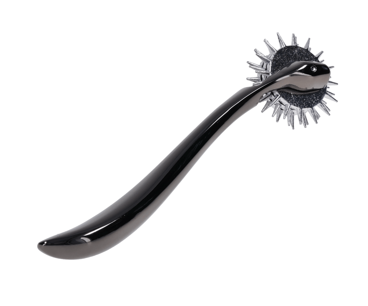 Signature Wartenberg Wheel - Hematite Handle Sensory Tool > Bondage Gear > Medical Instruments Main image