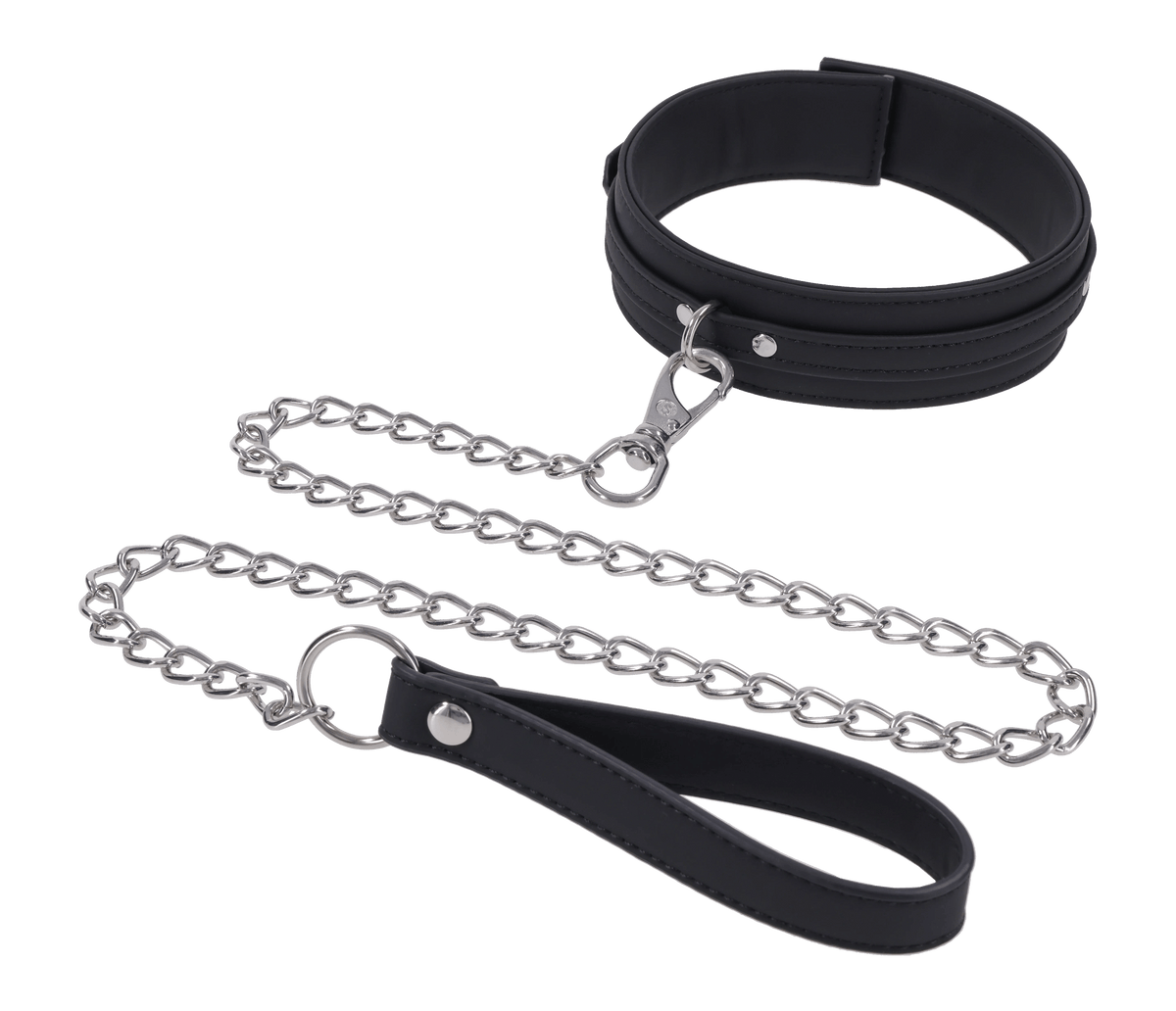 Signature Midnight Muse Detachable Silicone Collar And Leash > Bondage Gear > Collars & Leashes Main image