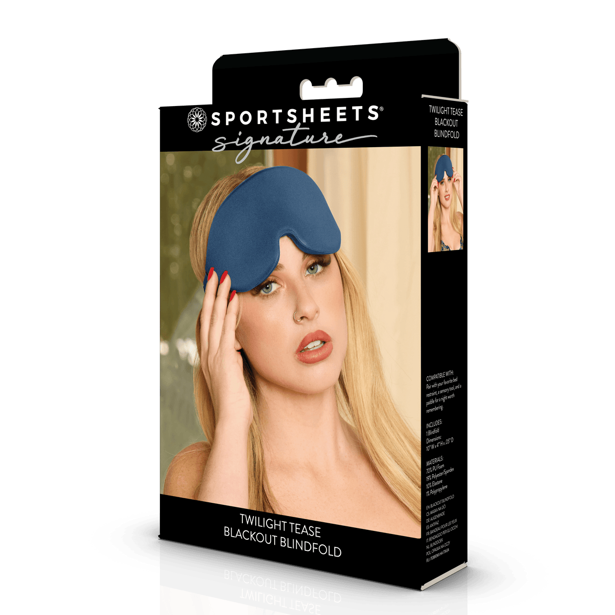 Signature Twilight Tease – Adjustable Contoured Blindfold > Bondage Gear > Blindfolds