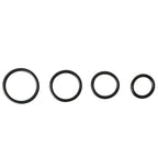 Sportsheets Rubber O-Rings 4 Pack – Versatile Strap-On Harness Accessories > Cock Ring > Sets