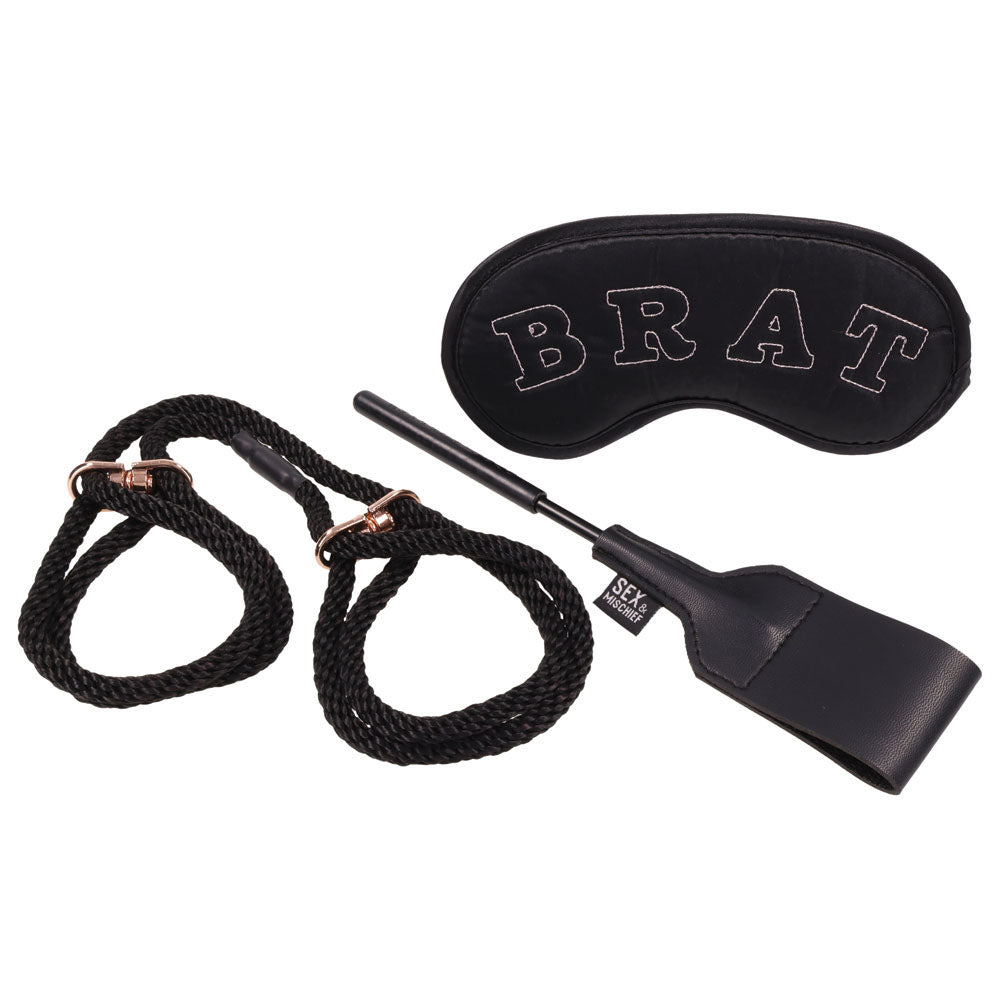 Sex and Mischief Knotty Brat Kit for Playful Exploration and Adventure Restraints