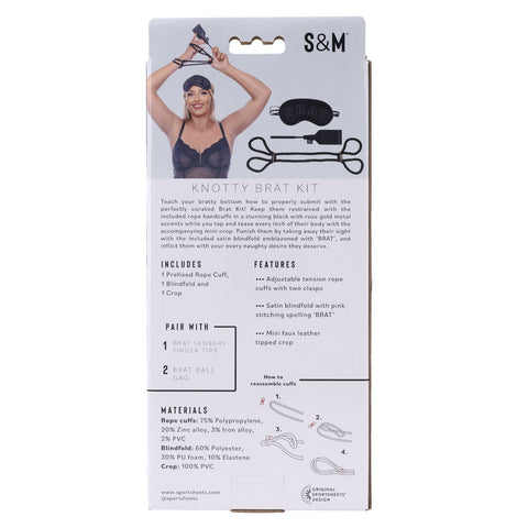 Sex and Mischief Knotty Brat Kit for Playful Exploration and Adventure Restraints