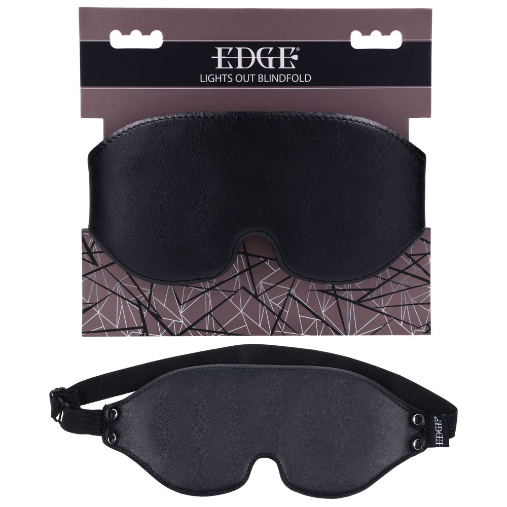 Edge Lights Out Blindfold Eyemask Restraint for Sensory Play Black Restraints