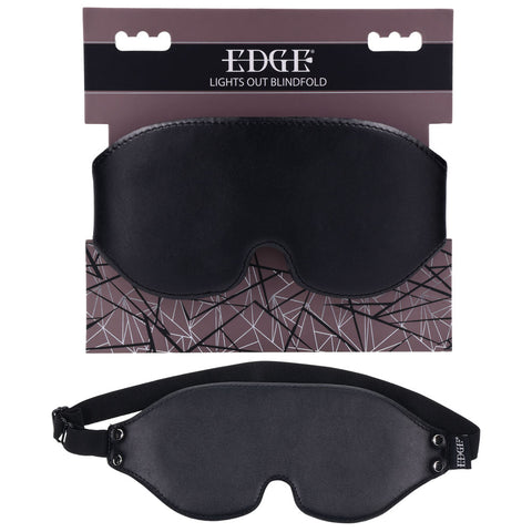 Edge Lights Out Blindfold Eyemask Restraint for Sensory Play Black Restraints