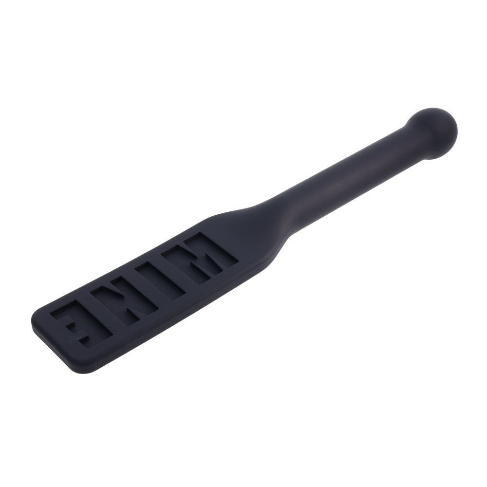 Edge Mine Silicone Paddle Imprinted with MINE Flexible Head Spanking Paddle > Bondage Gear > Paddles