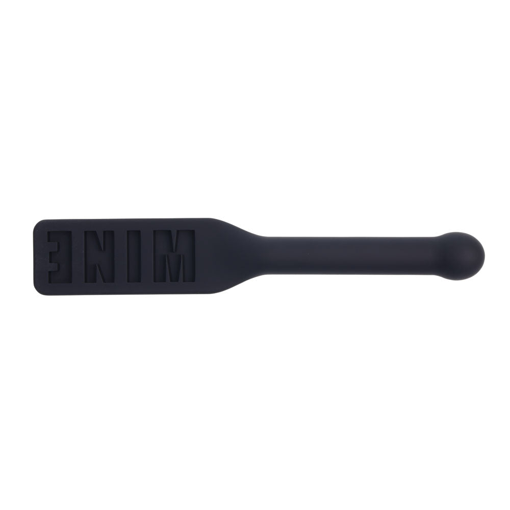 Edge Mine Silicone Paddle Imprinted with MINE Flexible Head Spanking Paddle > Bondage Gear > Paddles