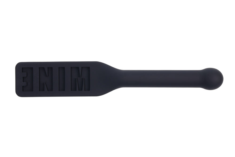Edge Mine Silicone Paddle Imprinted with MINE Flexible Head Spanking Paddle > Bondage Gear > Paddles