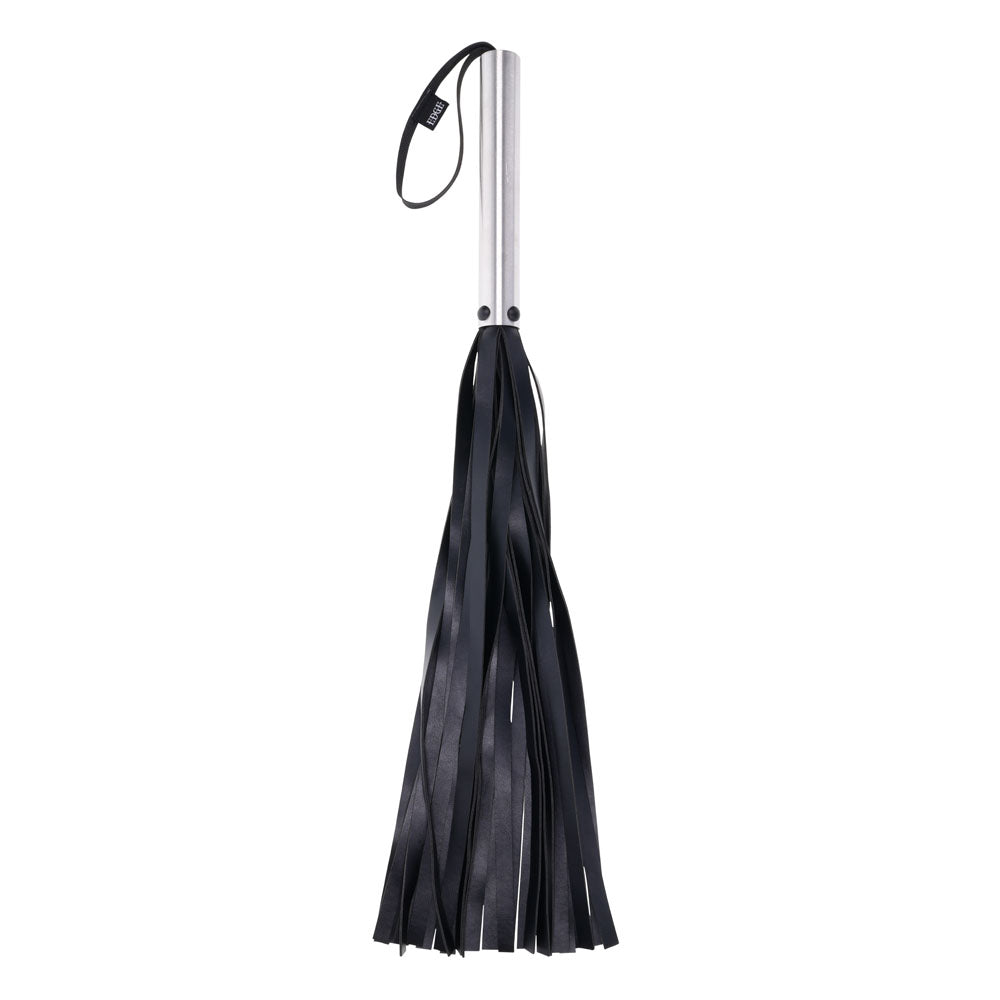 Edge Flogger Whip with Metal Handle for Impact Play Whips & Paddles