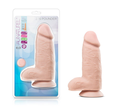 Au Naturel Vanilla 10 Inch Dual Density Realistic Dildo Dongs Realistic