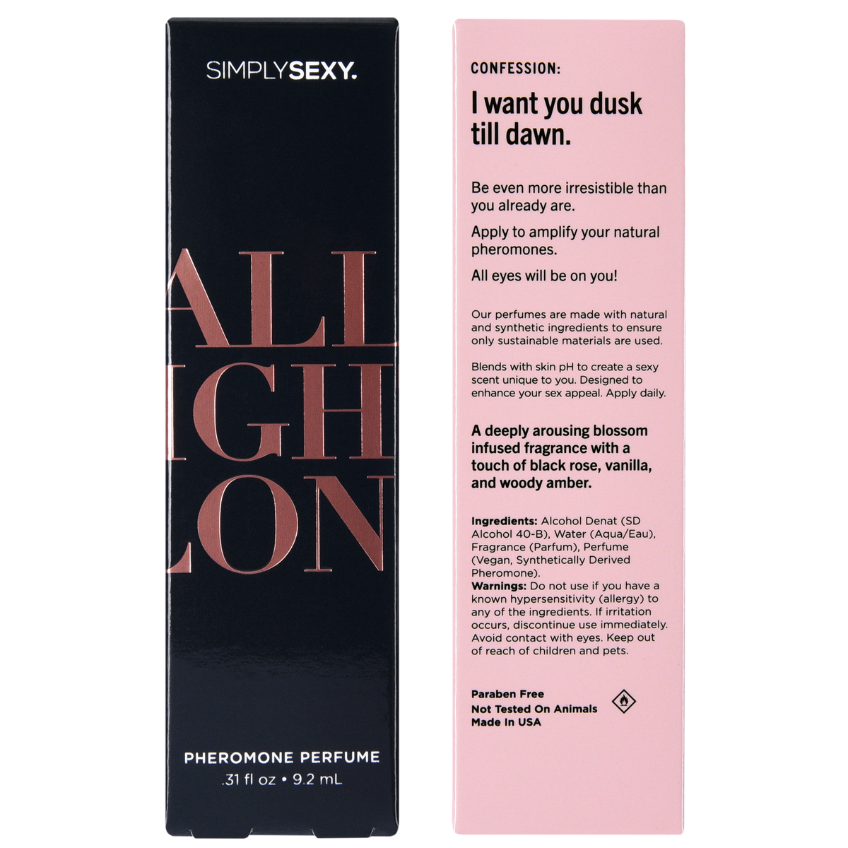 Simply Sexy All Night Long – Pheromone Perfume 9.2ml > Essentials > Aphrodisiacs