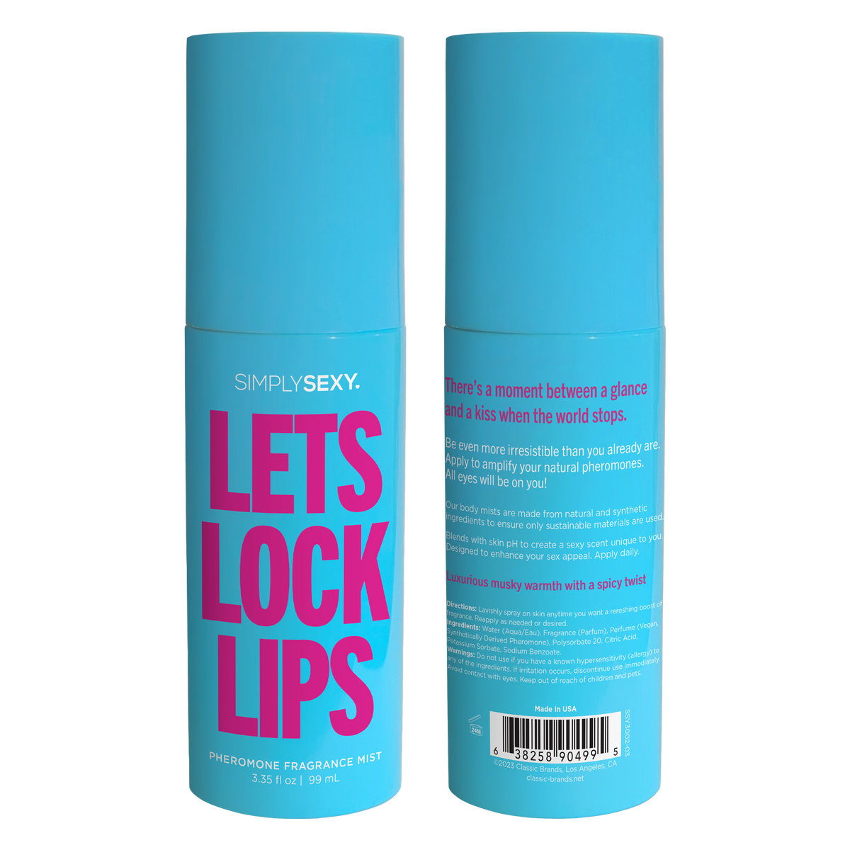 Lets Lock Lips Pheromone Fragrance Mist 3.35 Oz Body Spray > Essentials > Aphrodisiacs