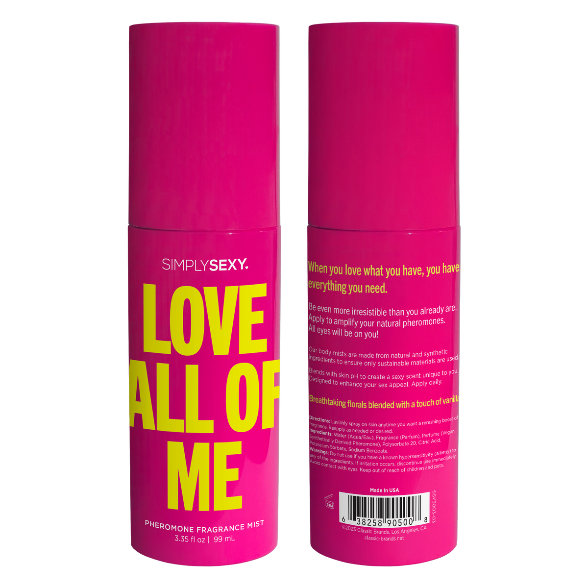 Love All of Me Pheromone Fragrance Mist 3.35 Oz > Essentials > Aphrodisiacs