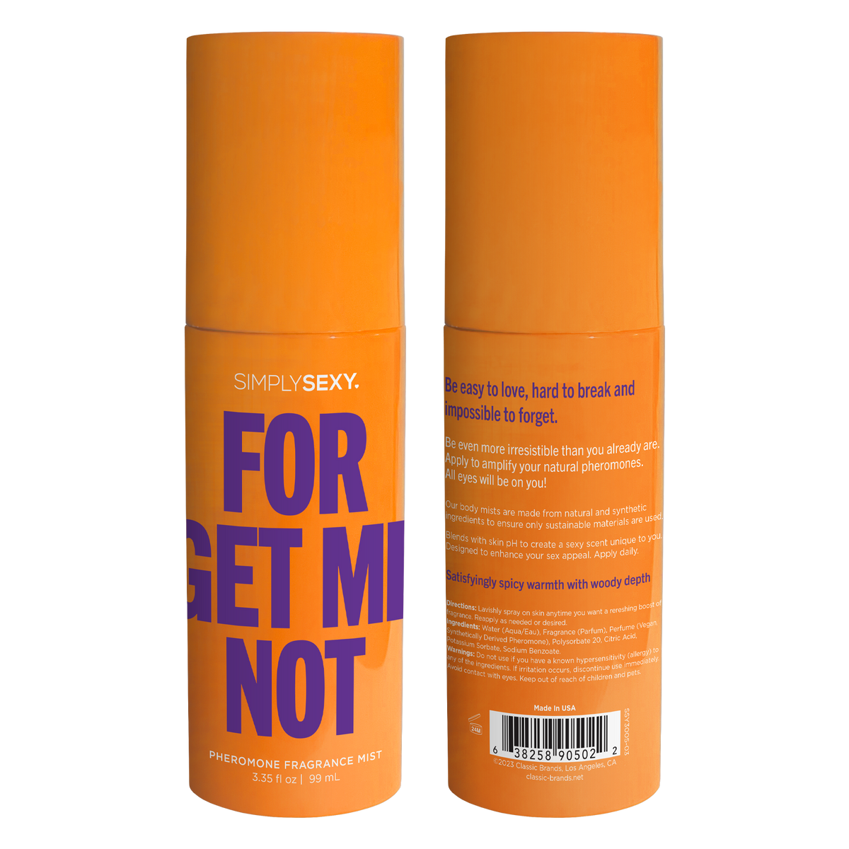 Forget Me Not Pheromone Fragrance Mist 3.35 Oz Adult Intimacy > Essentials > Aphrodisiacs