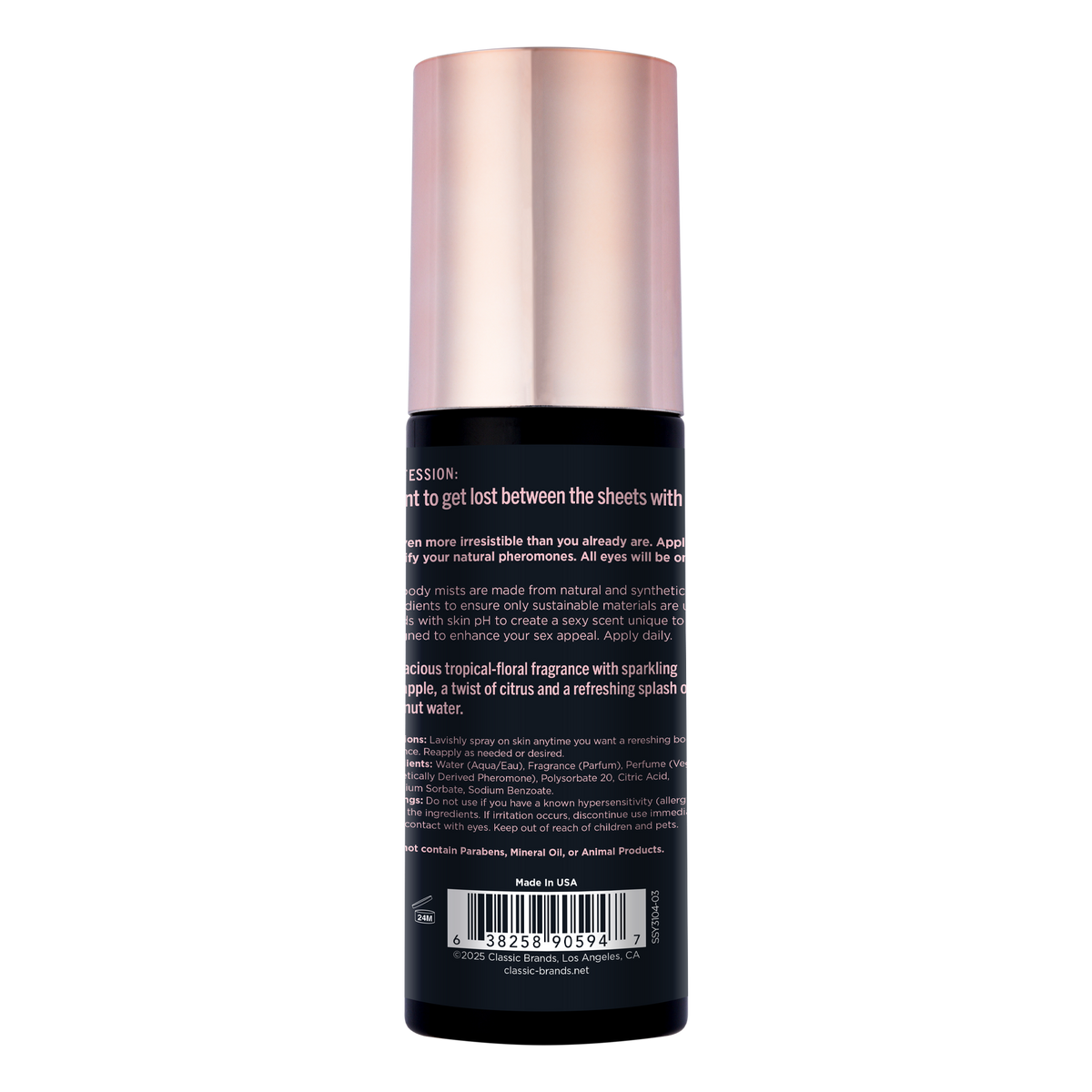 Afternoon Delight Pheromone Body Mist Tropical Floral Scent > Essentials > Aphrodisiacs