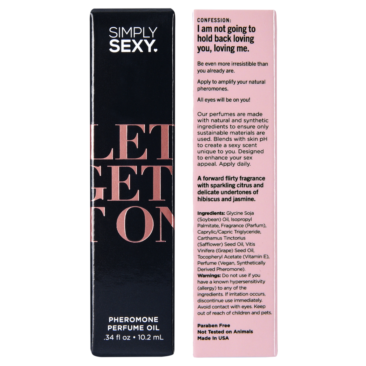 Simply Sexy Let's Get It On – Pheromone Perfume Oil Roll-On 10ml > Essentials > Aphrodisiacs