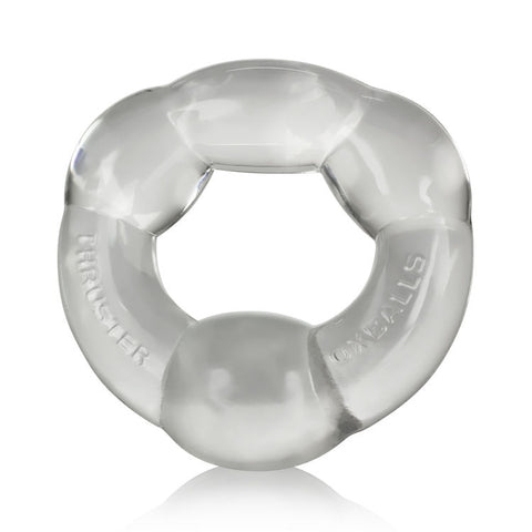 Thruster (Clear) – Stretchy Rubber Cock Ring Cockrings