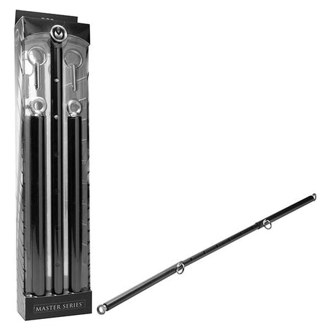 Adjustable Steel Spreader Bar – Durable Steel BDSM Accessory with Eyebolts Black > Bondage Gear > Restraints