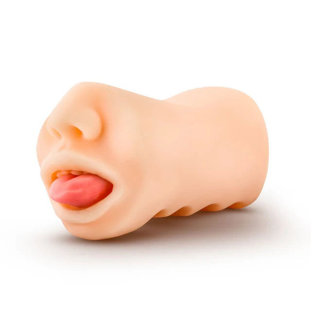 Blush Oral Anne Male Masturbator with Vanilla Scent Strokers - Manual