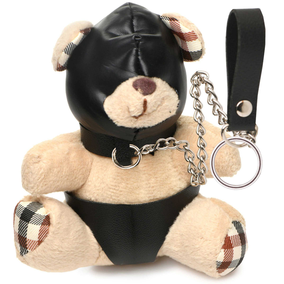 Master Series Hooded Teddy Bear Keychain Playful Adult Accessory > Novelties > Gag Gifts