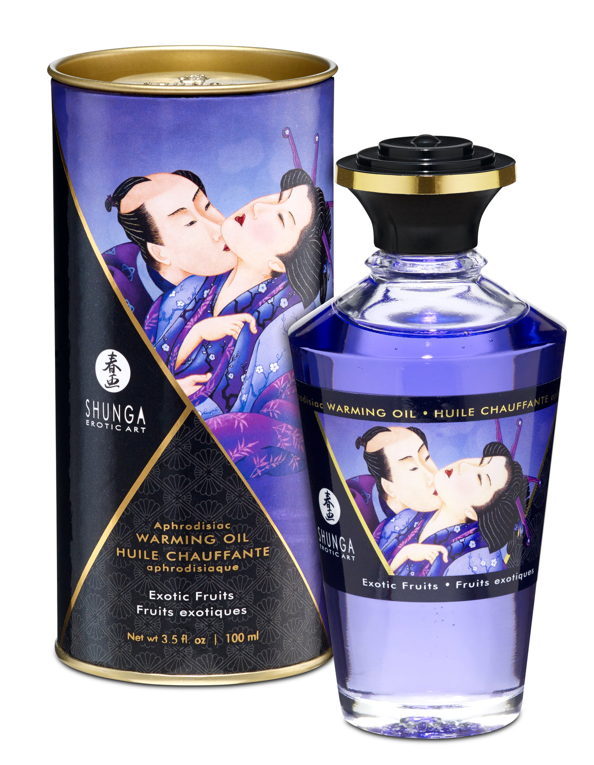 Aphrodisiac Warming Oil (Exotic Fruits) – Vegan Sensation Enhancer Oil 100 ml Purple > Essentials > Womens Enhancers