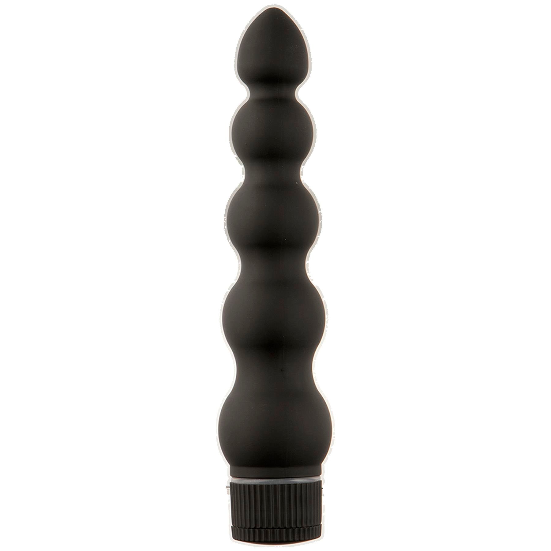 Black Magic Ribbed 7 Inch Velvet-Soft Vibrator – G-Spot and Clitoral Stimulator > Sex Toys For Ladies > G-Spot Vibrators