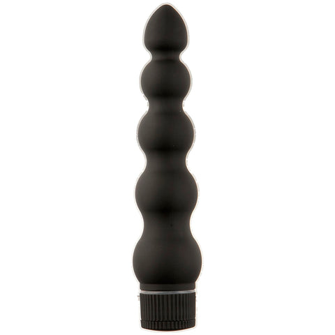Black Magic Ribbed 7 Inch Velvet-Soft Vibrator – G-Spot and Clitoral Stimulator > Sex Toys For Ladies > G-Spot Vibrators