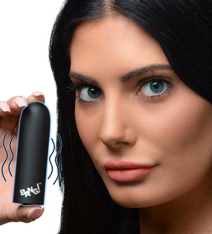 Mega Vibrator Bullet in Black with 10 Vibration Patterns BULLETS