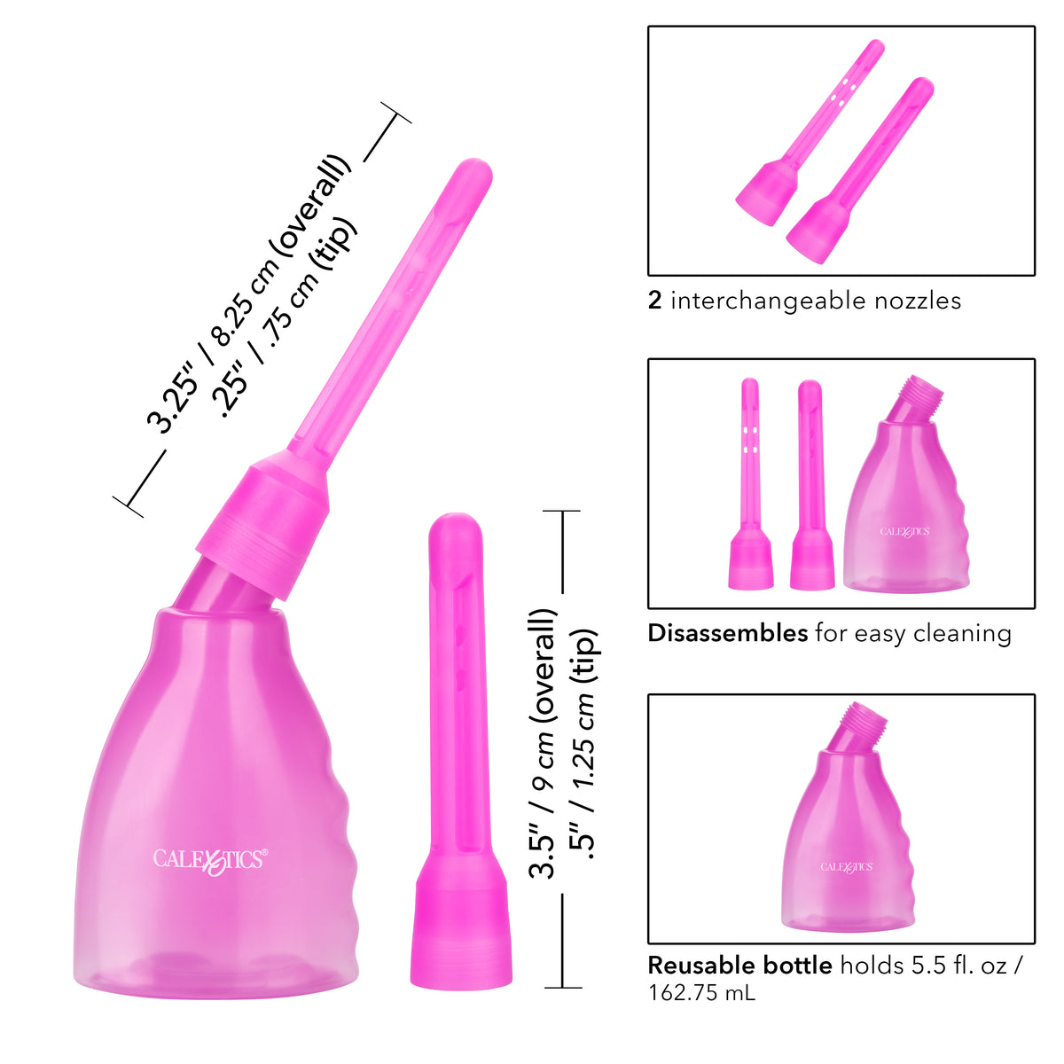 Reusable Vaginal Douche Kit – Slim Sleek Travel Design Douche Device > Essentials > Feminine Care
