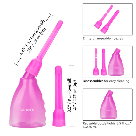 Reusable Vaginal Douche Kit With Sleek Travel Design Douches