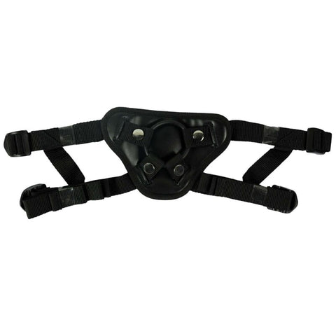 Black Adjustable Couples Harness for Suction Cup Dongs > Dildos > Strap On Harnesses